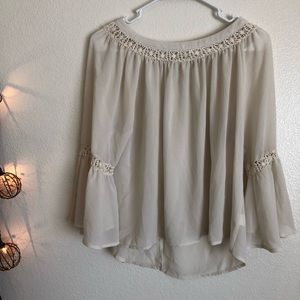 Opened back festival tunic